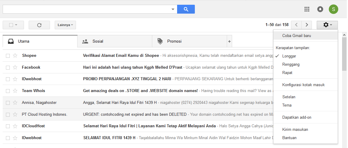 Begini Cara Coba Tampilan Gmail Yang Baru, Desain Baru Gmail Versi Destop, Cara Mencoba Tampilan Baru Gmail